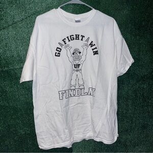 vintage Y2K Findlay High School Go Fight Win Football Shirt XL Ohio High School